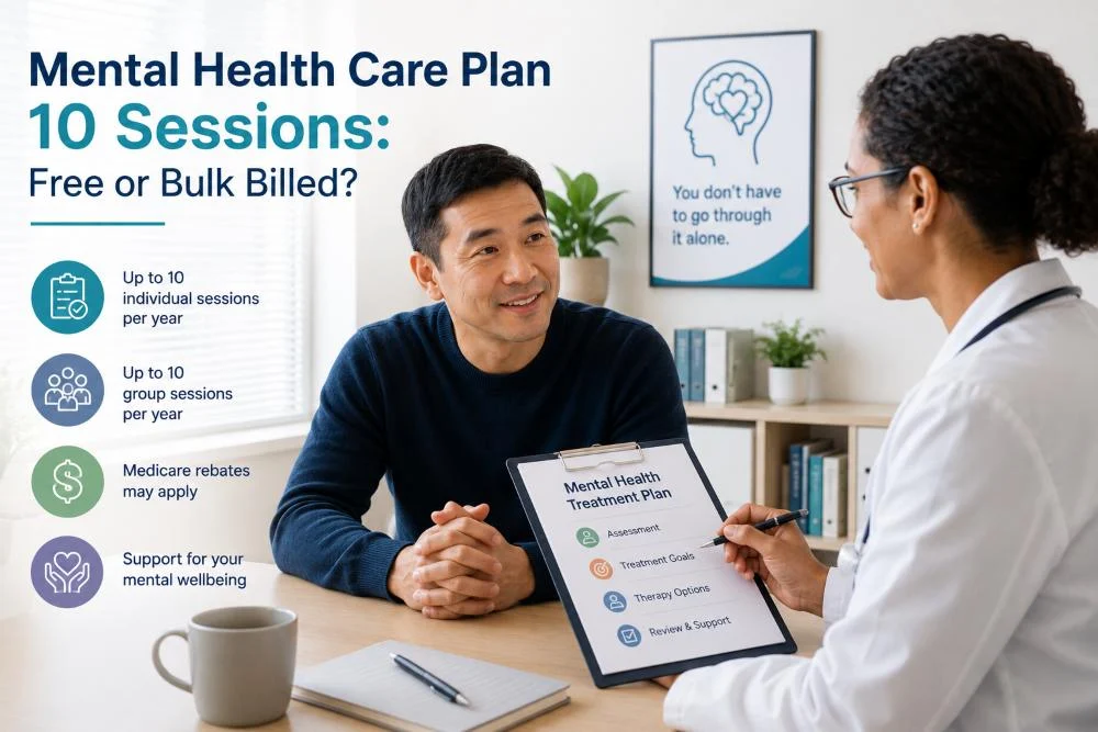 Are Mental Health Care Plan’s 10 Sessions Free or Bulk Billed?