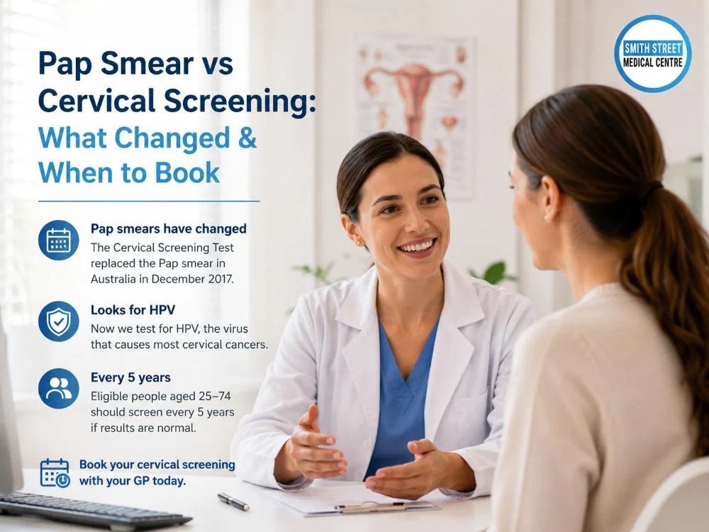 Pap Smear vs Cervical Screening: What Changed & When to Book